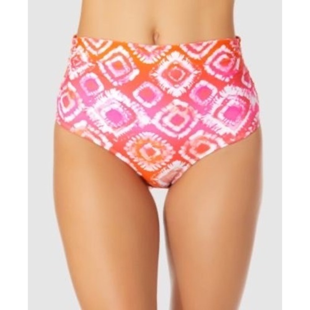 NWT Anne Cole Women's Tie-Dyed Foulard Convertible Bottom Medium $64
